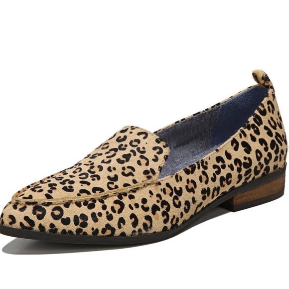 Dr. Scholl's Shoes - Dr. Scholl's Leopard Print Comfort Slip On Flats Loafers Women's Size 11